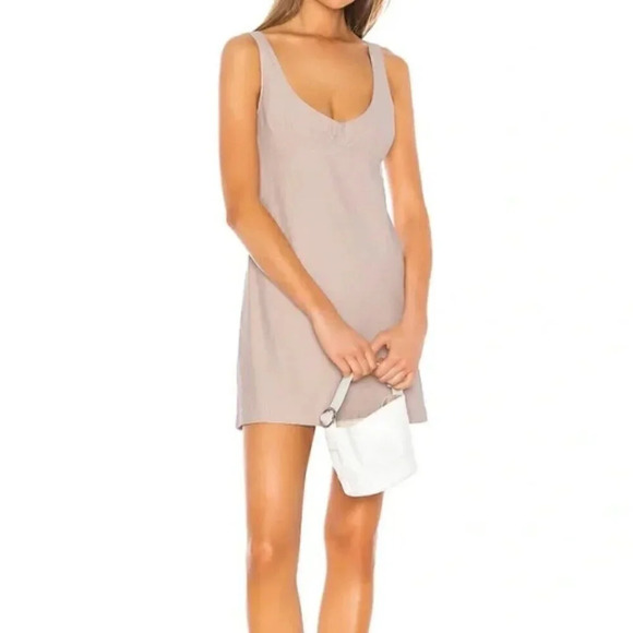NEW L'Academie Nissa Mini Dress in Mauve, Size Medium (from Revolve) - Picture 2 of 6